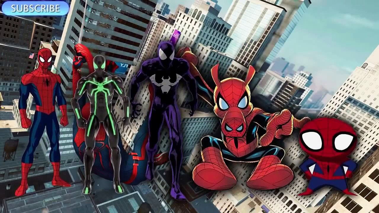 Finger Family SPIDERMAN ULTIMATE   Daddy Finger Song SPIDERMAN   Nursery Rhymes for Childr