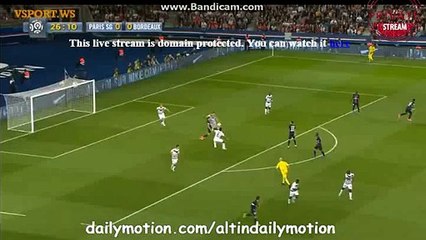 Edinson Cavani Incredible Volley Goal - PSG 1-0 Bordeaux - 11-09-2015