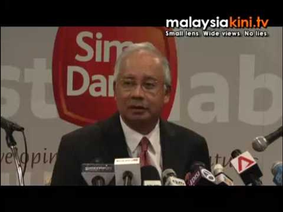 Najib: Not for me to decide