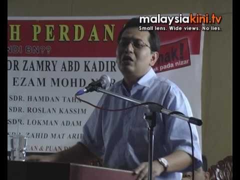 Ezam's fiery speech at Changkat Jering