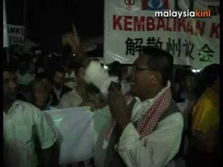 Anger in Perak streets