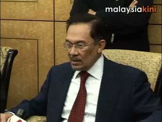 Anwar refuses to entertain questions on Ezam