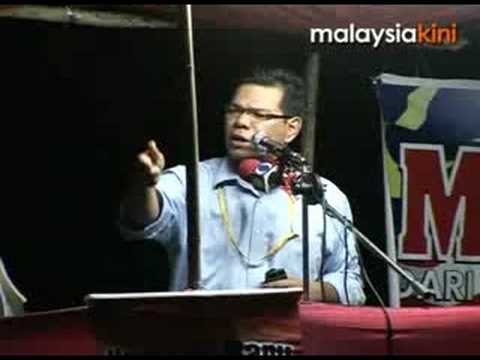 Saifuddin Nasution Ismail at PKR's huge final rally