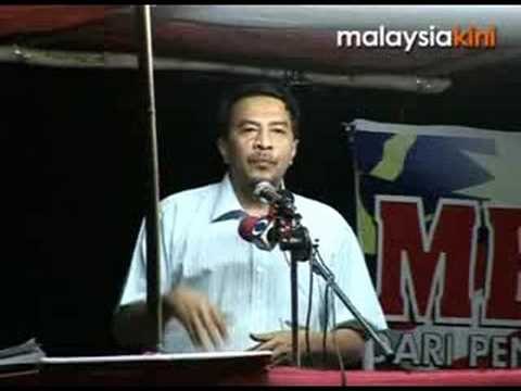 Husam Musa at PKR's huge final rally