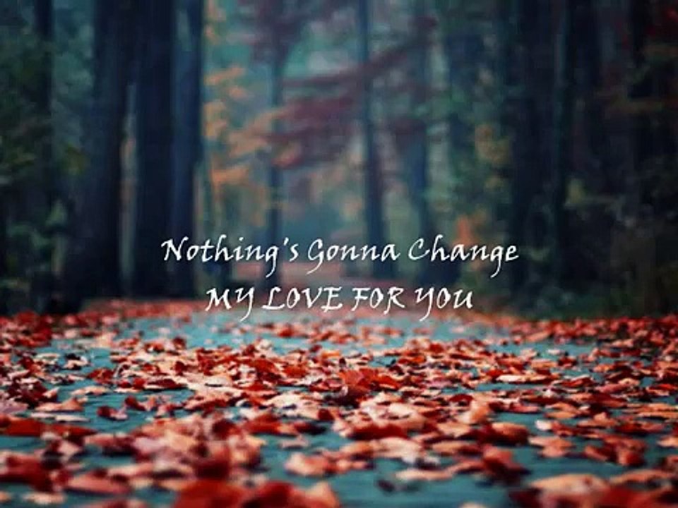 NOTHING'S GONNA CHANGE MY LOVE FOR YOU / Guitar Instrumental.