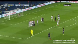 Edinson Cavani  Goal HD :2-1- Paris Saint-Germain v. FC Girondins Bordeaux Ligue 1 - 11.09.2015