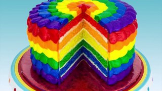 Cake Recipes - How to Make a Rainbow Cake?