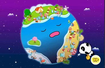 çocuk oyunu,panda,çizgi film,oyuncak,Waste Sorting by BabyBus,educational cartoon for kids