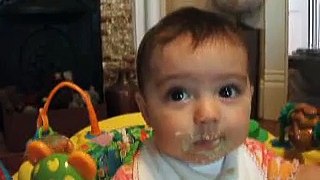 Baby Louisa Eating