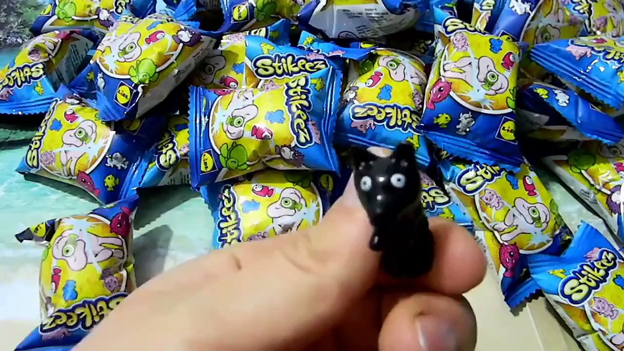 Kids toys surprise unboxing  Stikeez for children colection  Funny video Детские игрушки удивить