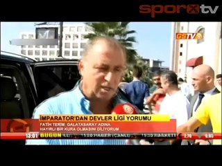 Fatih Terim'den kura yorumu!