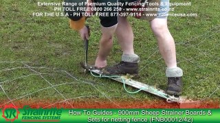 Strainrite Fencing Guides - 900mm Sheep Strainer Boards & Sets (FNB00012-42)