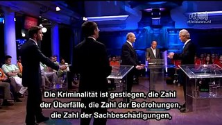 23. Mai 2010: Geert Wilders während der Premier Debatte im holländischen TV