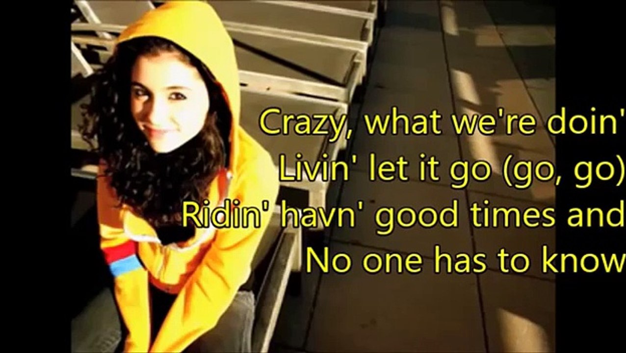 Ariana Grande - Higher - Lyrics on screen