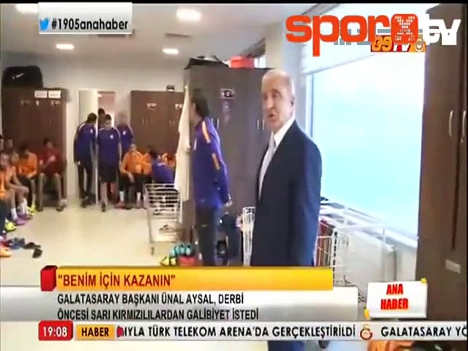 Ünal Aysal'dan futbolculara motivasyon konuşması!