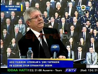 Yıldırım'dan Aydınlar'a: "Fenerbahçe'nin şike yaptığına inanıyorsan..."