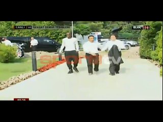 Demba Ba, Ahmet Nur Çebi ile tanıştı...