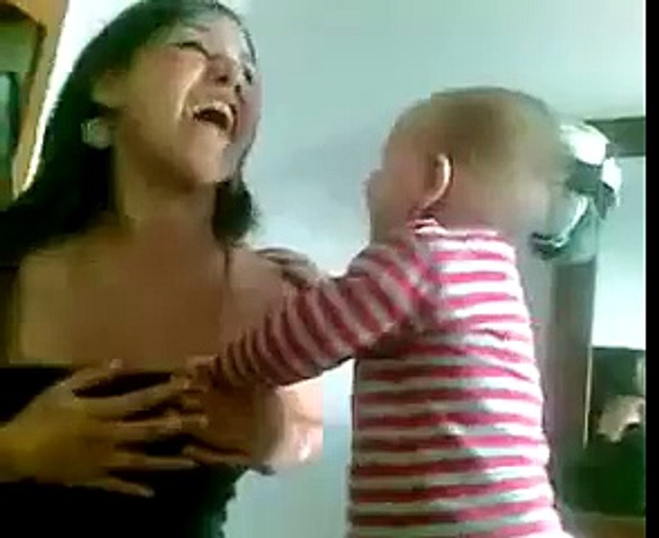 Girls removing boys dress