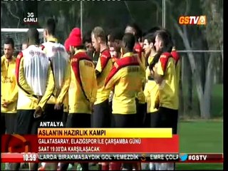 Galatasaray'ın Antalya kampı sürüyor...