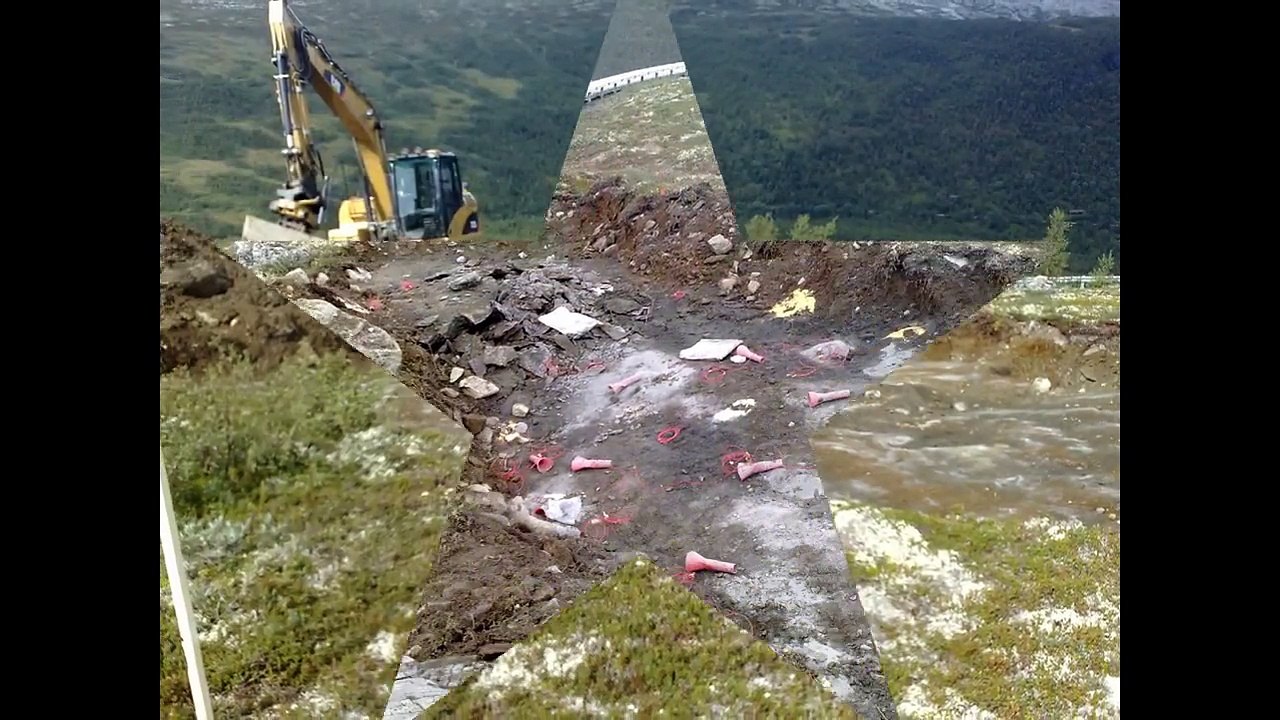 Voll Lunde Maskin AS - Tomting på 1020m.o.h. på ein skånsom måte for terrenget
