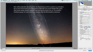 Tutorial Milchstraße Camera RAW Entwicklung + Photoshop CC deutsch / german