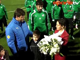 Bursaspor'da yeni transferler antrenmana çıktı