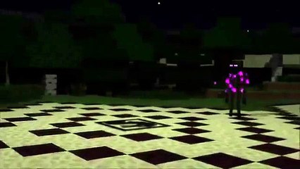 Minecraft machinima-enderman vs slenderman