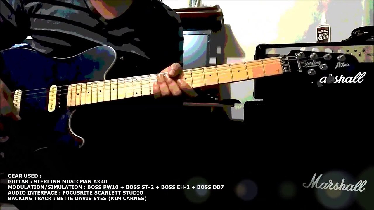 Mana Covers Bette Davis Eyes (Guitar Instrumental Cover)