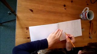 fantasie time-lapse drawing