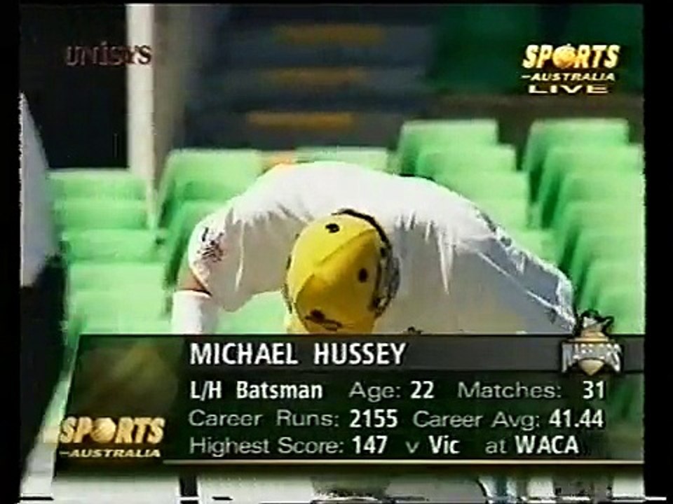 Michael Hussey 120 vs NSW 1997/98 WACA