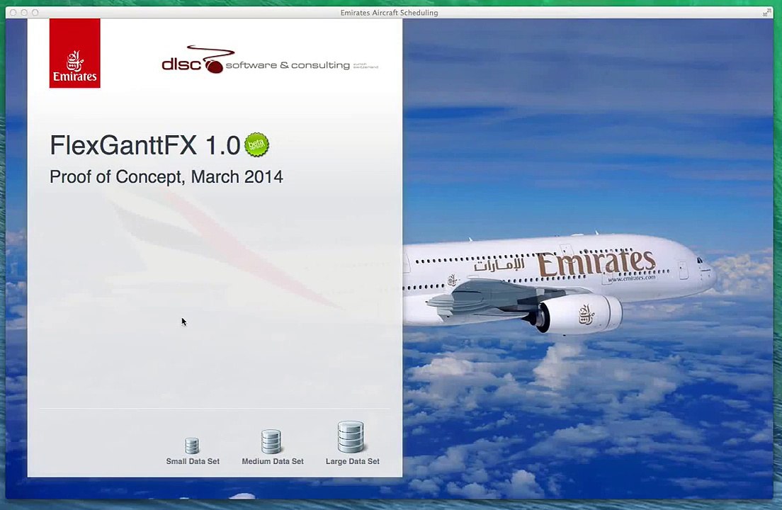 FlexGanttFX: Aircraft / Flight Scheduling