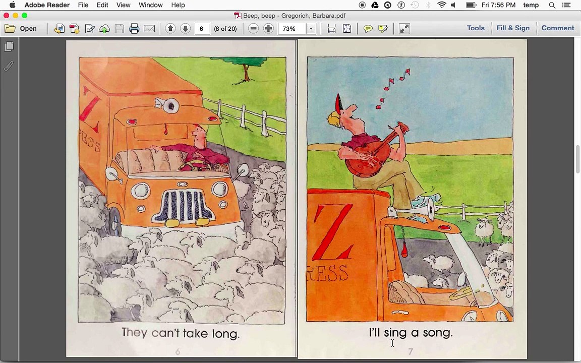 Beep, Beep! (read aloud)