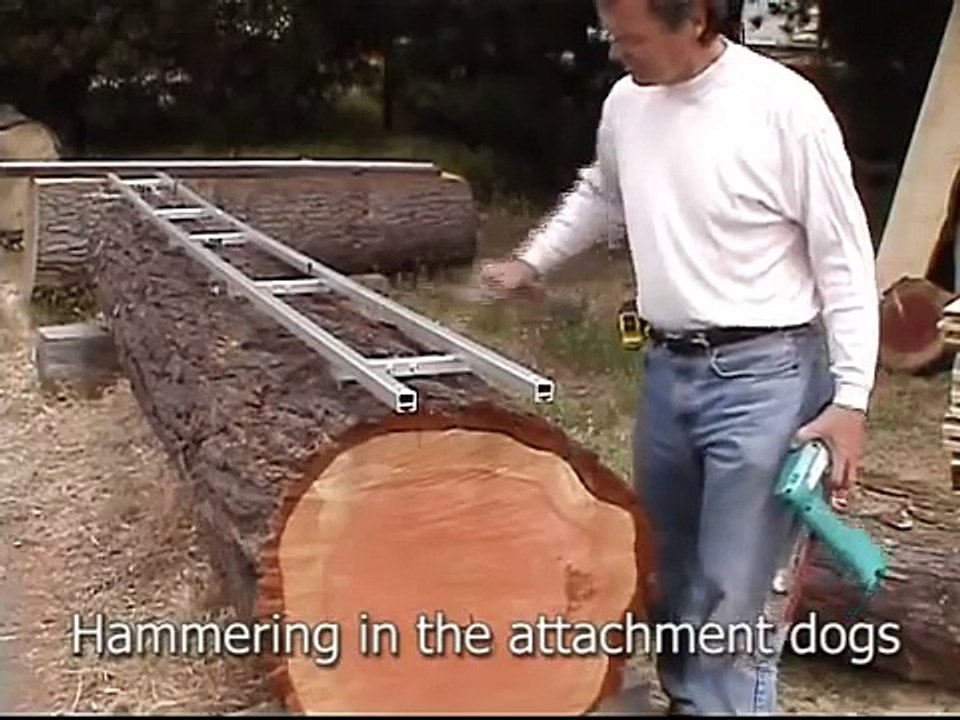 Granberg Alaskan Mark Iii Chainsaw Mill And Ez Rail Guide Spanish Video Dailymotion