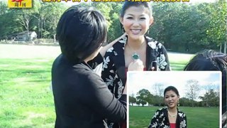 紐約華裔小姐冠軍張聖女拍攝珠寶廣告現場專訪