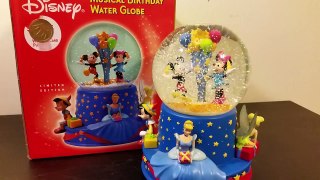 Disney Musical Birthday Water Globe Mickey Minnie Mouse Hallmark