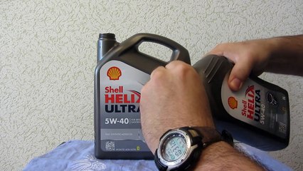 Shell Helix Ultra 5W-40 сравнение 1