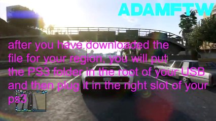How to get GTA 5 Mod Menu for PS3! [No Jailbreak Needed] [LATEST UPDATE!]