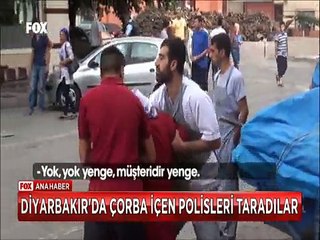 Diyarbakır'da teröristler lokanta taradı 3 polis yaralı 1 garson hayatını kaybetti