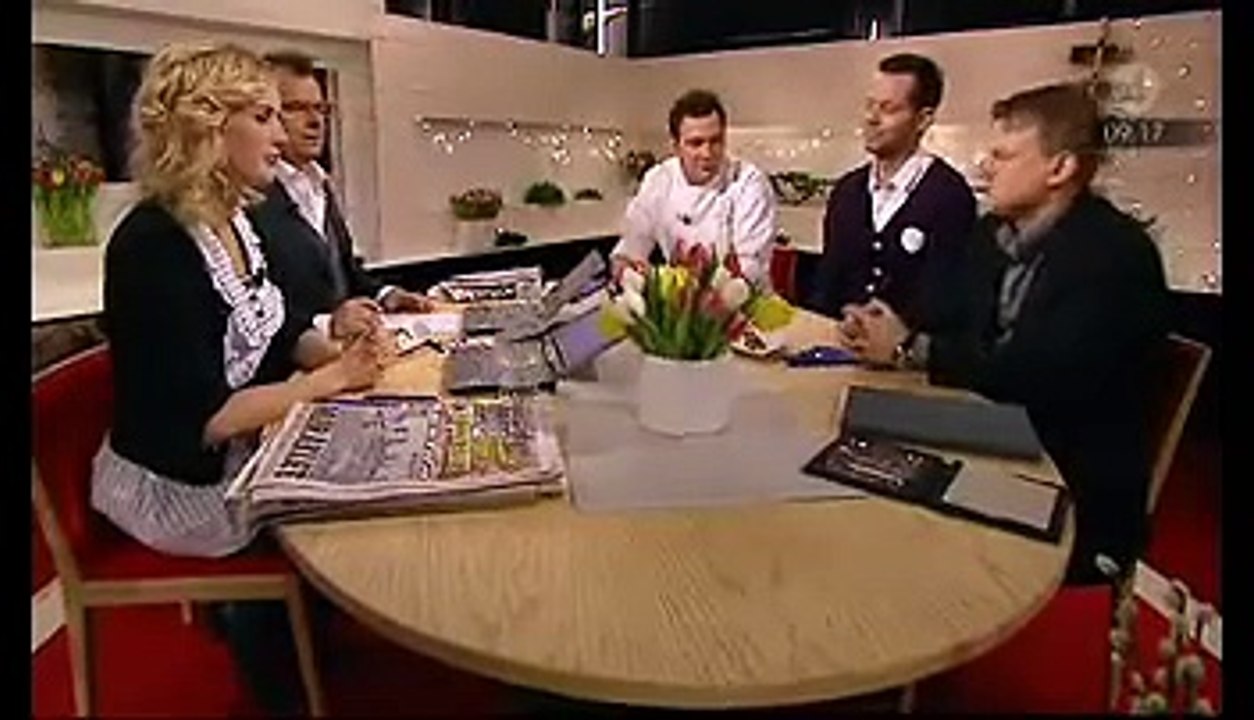 Nyhetsmorgon TV4 16:e jan 2009 - Bildesign för olika målgrupper.
