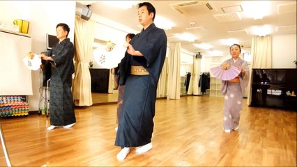 地唄舞（上方舞）お稽古（レッスン）　町田市JR成瀬駅前ソピックカルチャースクール　JAPANESE TRADITIONAL DANCE