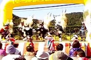 Kagura -Japanese traditional dance at the Miyamori Festival