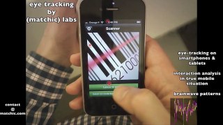 iPhone Eye Tracking on m-Commerce App by (matchic) labs