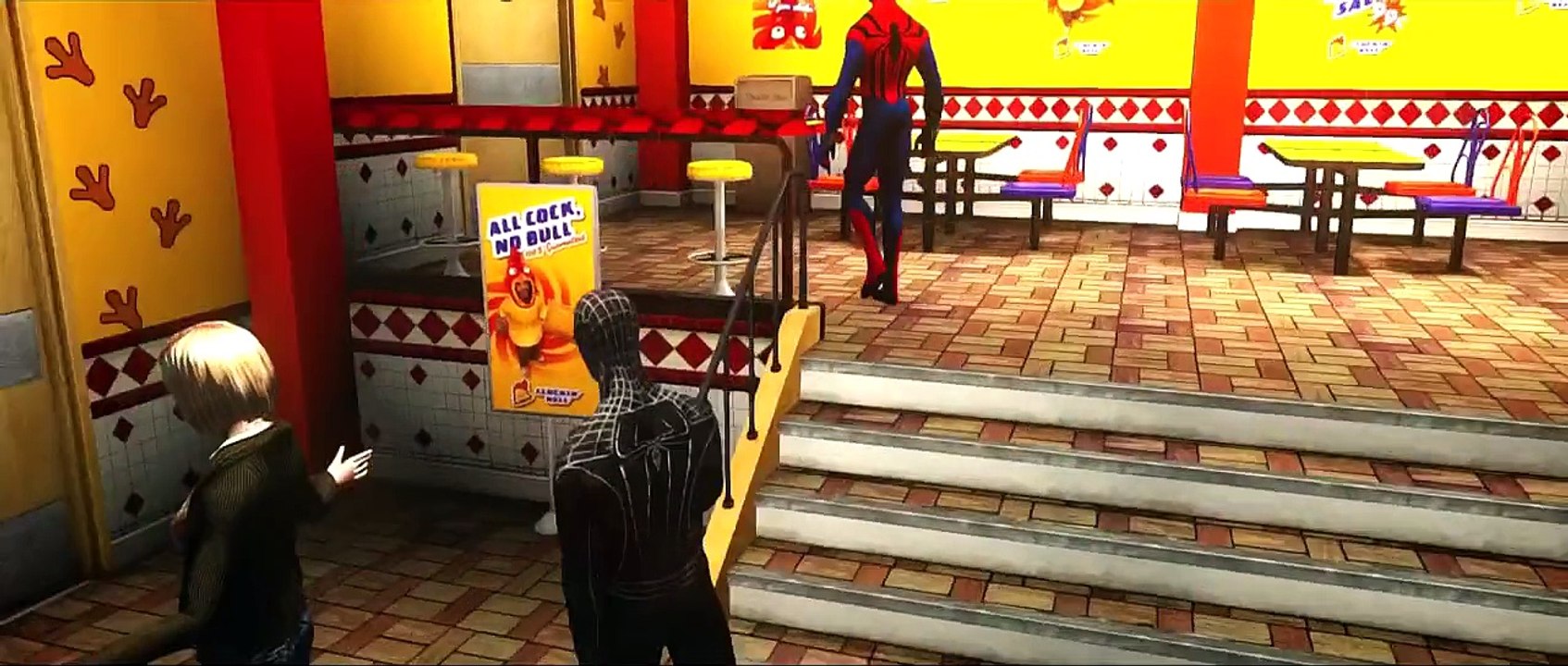 Disney Cars Pixar Amazing Spiderman & Black Spiderman & Custom Colors Lightning McQueen! [HD 1080p]