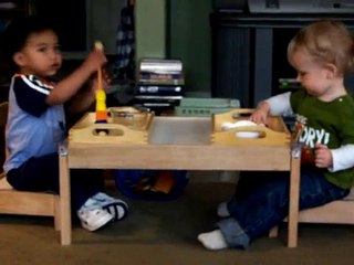 Montessori Observation: beginning tray work 1 1/2 years old