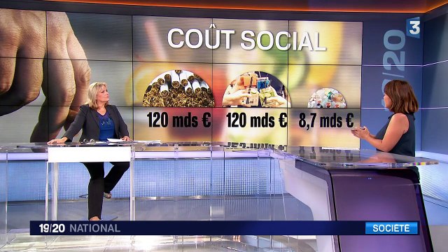 Les addictions à l'alcool et au tabac coûtent 250 milliards d'euros à la société française
