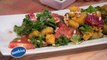 Moro Orange, Roasted Kobocha Squash, and Kale Salad