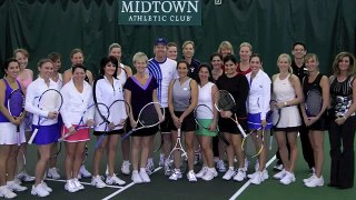 Jim Courier, Former #1 World Ranked Tennis Player Visit Midtown Athletic Club in Bannockburn