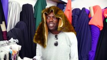 Terrell Owens shops fabrics for new clothing line