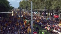 Espagne: les indépendantistes catalans dans la rue