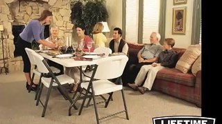 Lifetime 6 ft Folding Banquet Table (Granite)